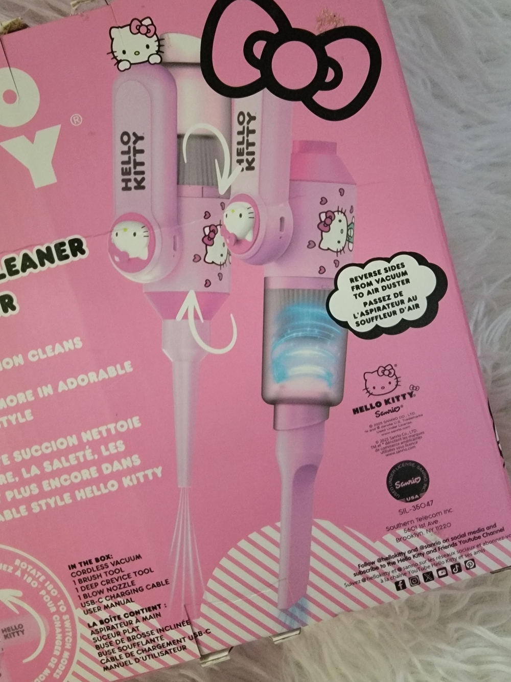 🆕️🎀 Hello Kitty Pink Cordless Vacuum Cleaner 💖 Cute For Vanity Or Office Desk - Picture 7 of 16